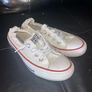 White Low Top Converse